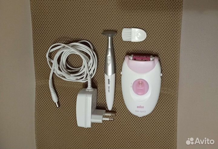 Эпилятор braun silk epil 3 + триммер