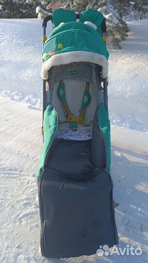 Детские санки коляска ника 7-2