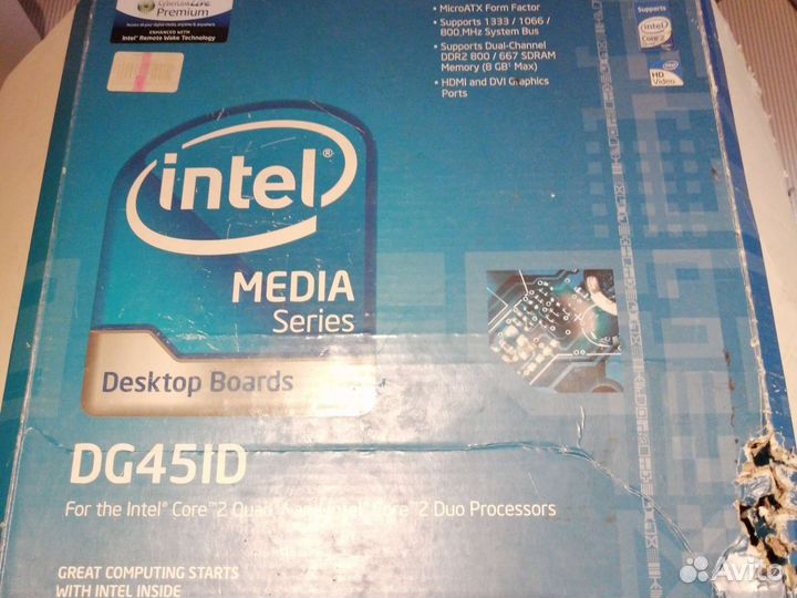 Материнская плата Intel dg45id