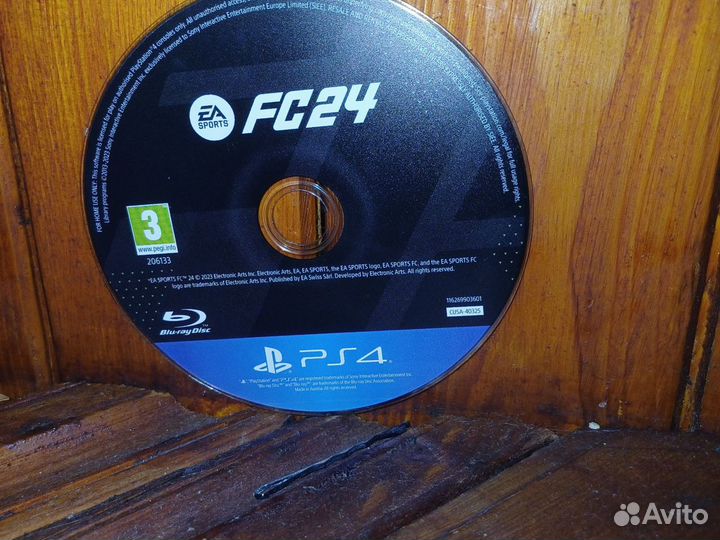 Fc24 ps4 диск