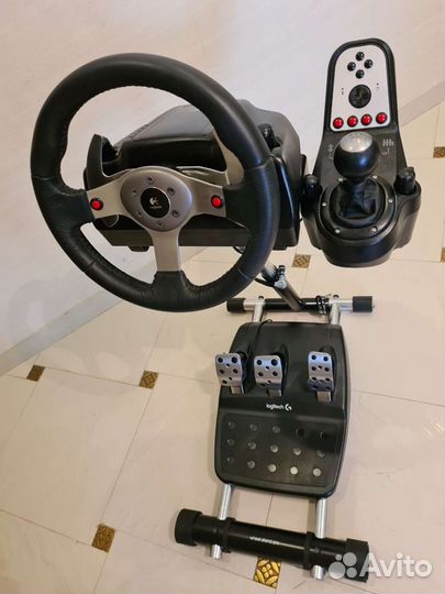 Баранка, руль G25 Logitech 900 градусов для пк кпп