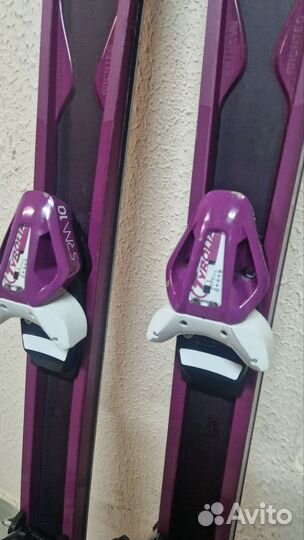 Горные лыжи, комплект с ботинками 41 размер