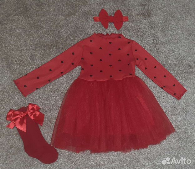 Платье для девочки 80-86