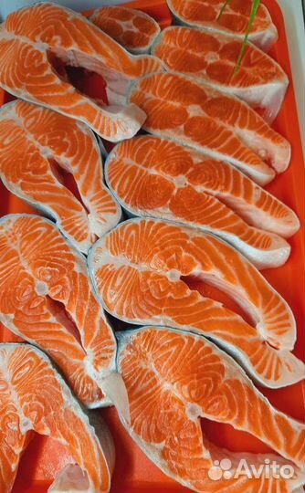 Стейки Мурманской форели охлажденной премиум