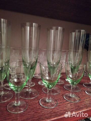 Фужеры и рюмки. Стекло. 6+6 12 шт