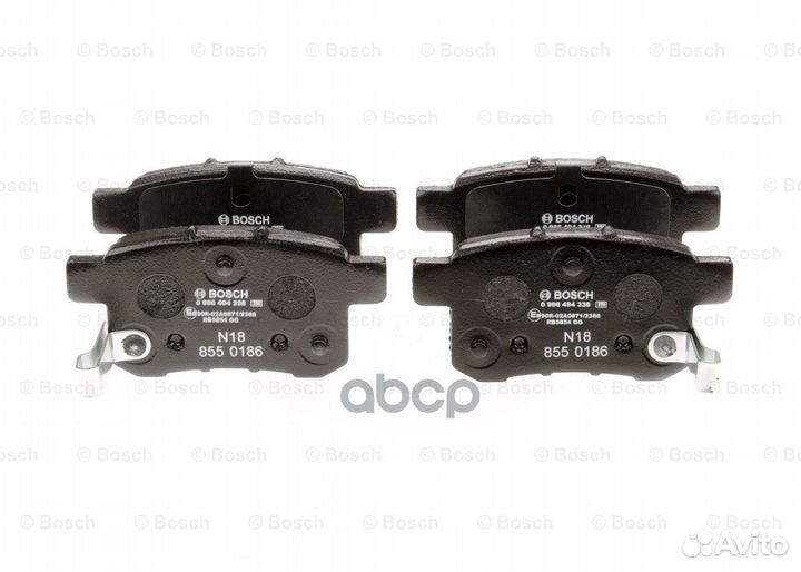 0 986 494 338 колодки дисковые задние с антиск