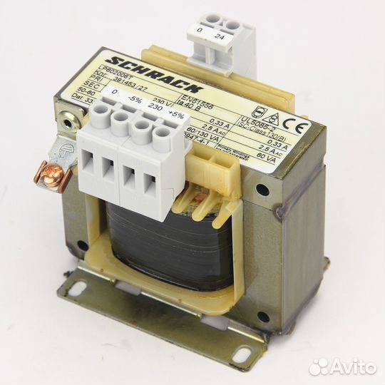 Трансформатор 220/24v schrack LP 602006T 63VA
