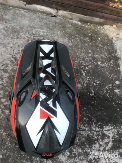 Мото шлем кроссовый