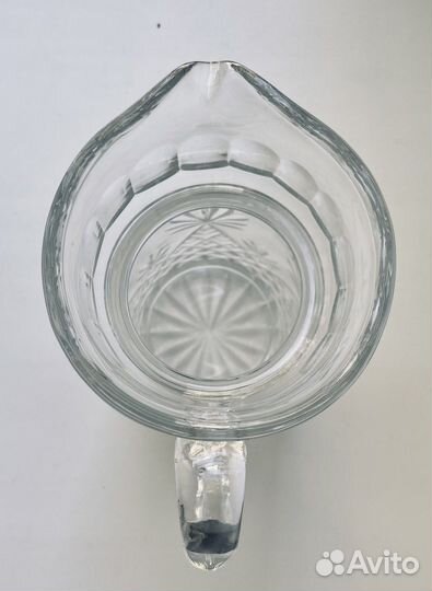 Хрустальный кувшин с крышкой, салатники