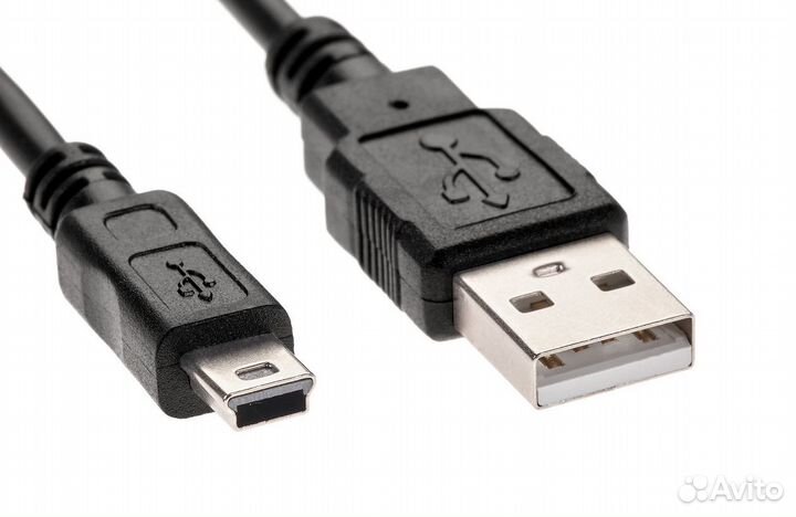 Кабель USB 2.0 A вилка - Mini USB B вилка, 0.8м