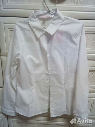Рубашка на девочку х/б,новая рост 146