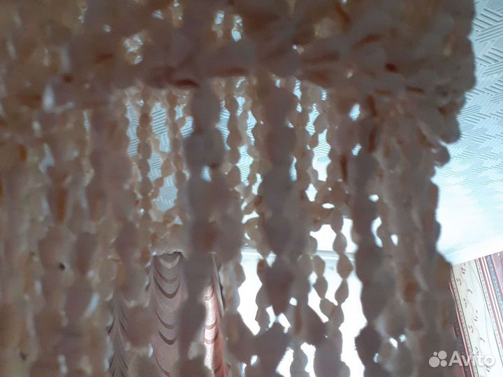 Торшер из ракушек ручная работа