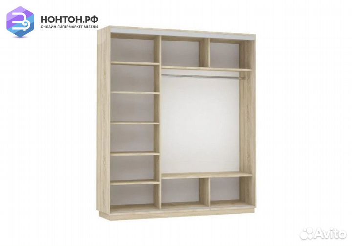 Шкаф-купе Нонтон 3-дверный сонома / Париж