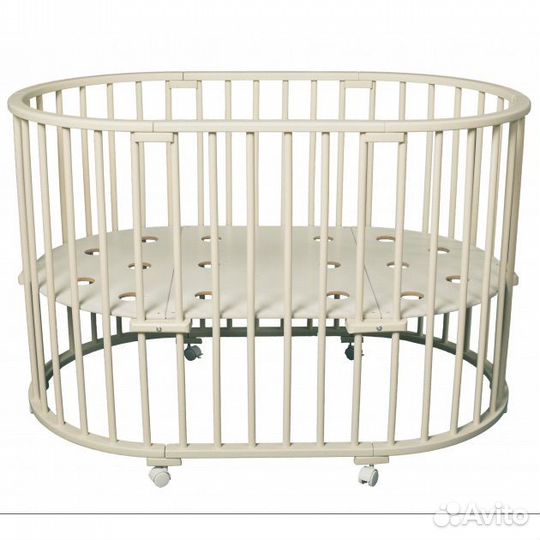 Детская кроватка трансформер круглая