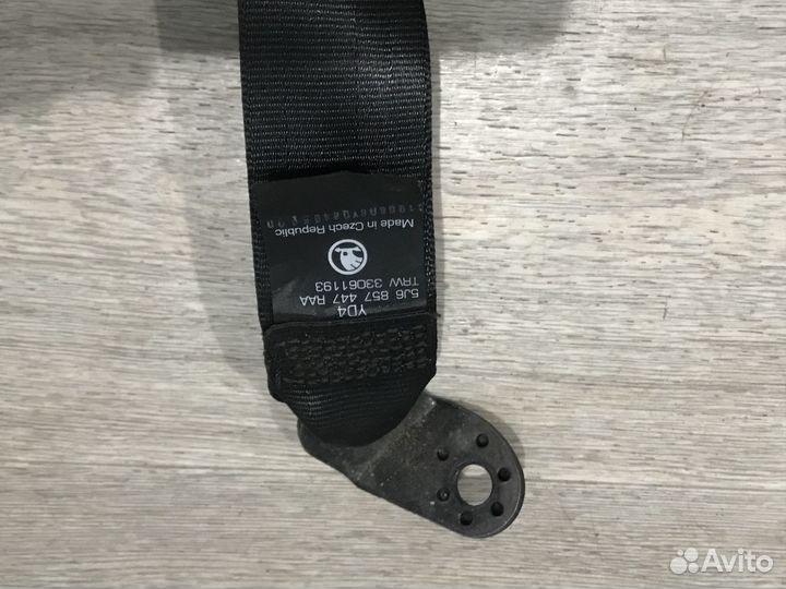 Ремни безопасности Skoda Fabia