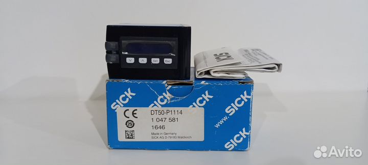 Датчик расстояния Sick DT50-P1114, артикул 1047581