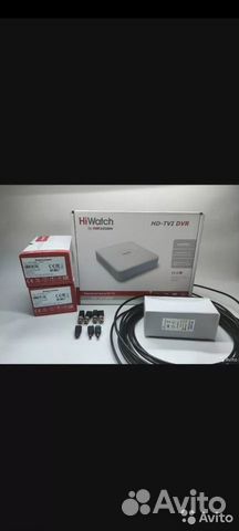 Видеонаблюдения Hiwatch 2 камеры 2мп