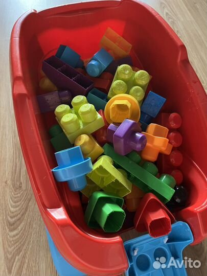 Тележка сортер mega bloks