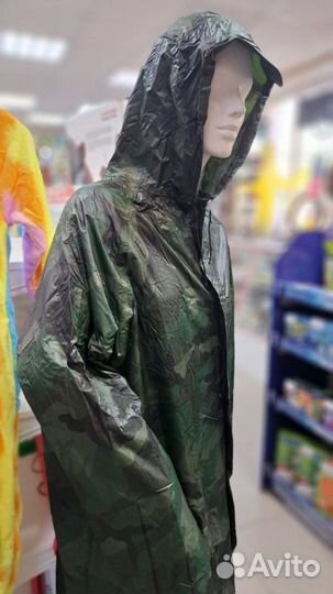 Дождевик-куртка xxxl (хаки)