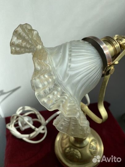 Лампа настольная электрическая антиквариат