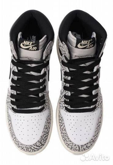 Air Jordan 1 High White Cement (GS)