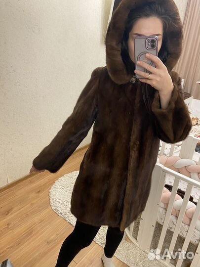 Натуральная норковая шуба