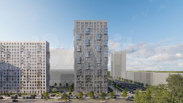 2-к. квартира, 47,4 м², 6/24 эт.