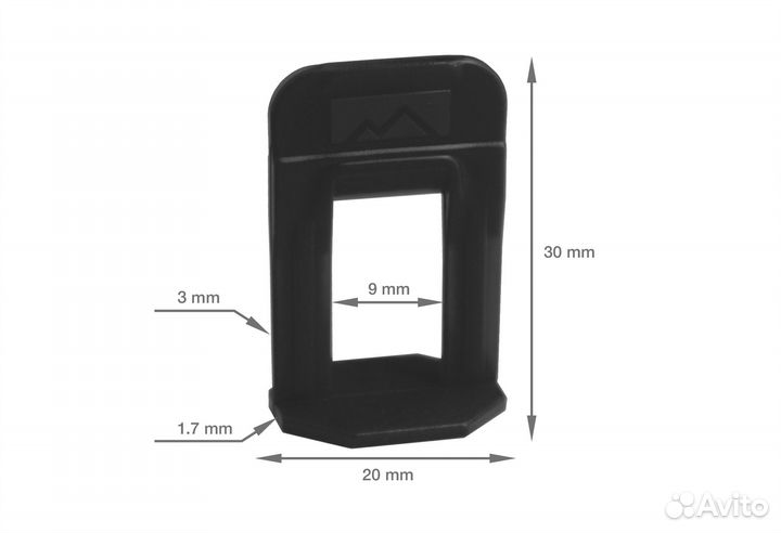 Зажимы 3мм cистема выравнивания плитки