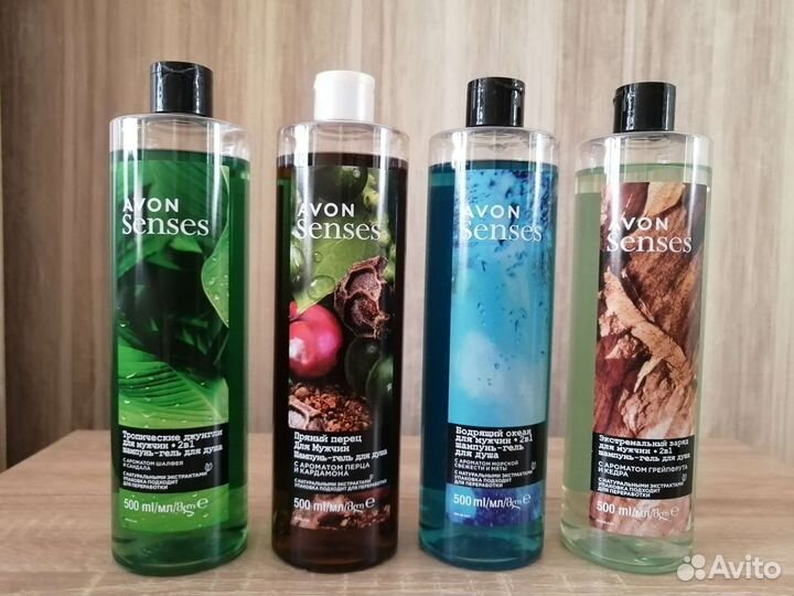 Гели, шампуни от avon