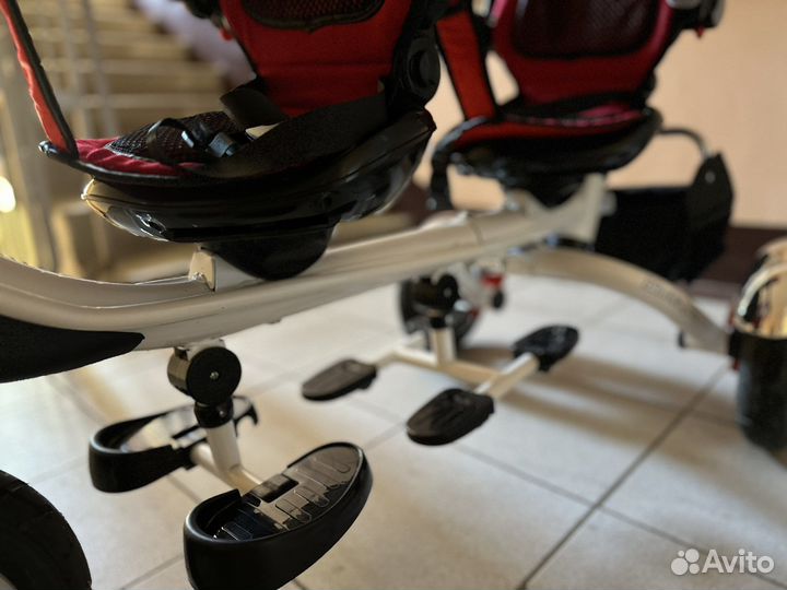 Велосипед для двойни Black Aqua