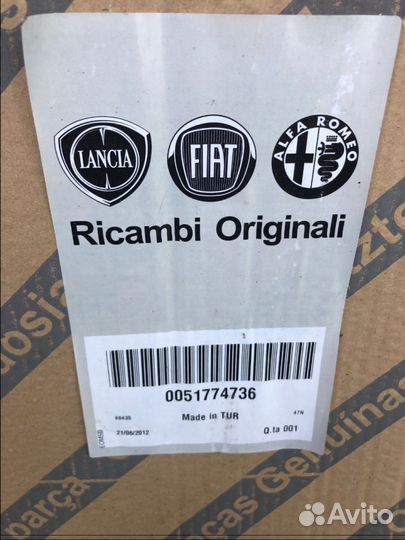 Радиатор кондиционера новый ориг. Fiat Alfa Lancia