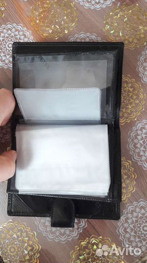 Бумажник мужской кожаный