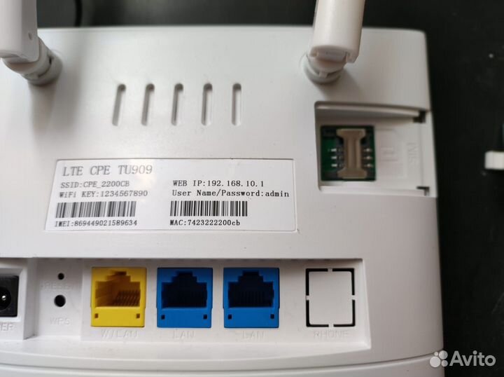 WI-Fi роутер с поддержкой сим-карты