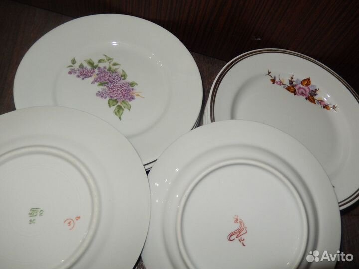 Наборы пирожковых тарелок, СССР