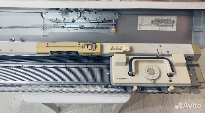 Японская вязальная Silver reed + ажурная каретка