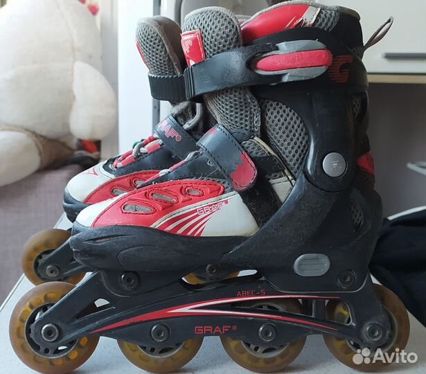 Роликовые коньки Graf детские с защитой