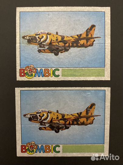 Наклейки и вкладыши от жевачек. Раритеты