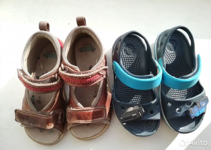 Босоножки Ecco 24р, Сrocs С8