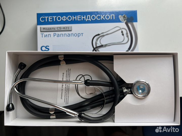Стетофонендоскоп CS Medica CS-421, черный