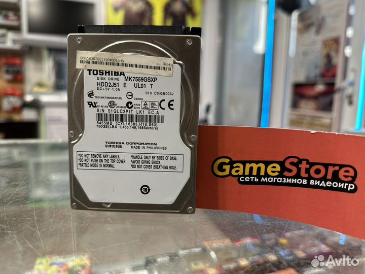 Жесткий диск 750GB Для PS4 PS3 PC