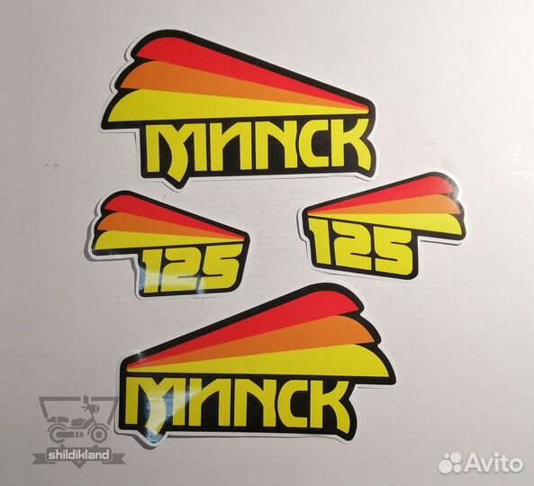 Наклейки на мопеды Рига, Мини, Карпаты, Дельта