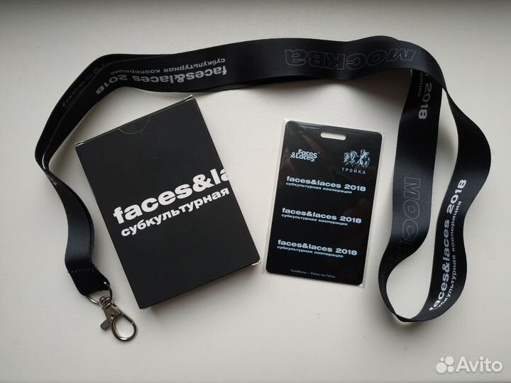 Редкая карта тройка Чёрная Faces and Laces 2018