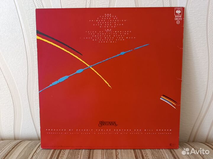 Santana – Zebop (оригинальный винил, CBS)