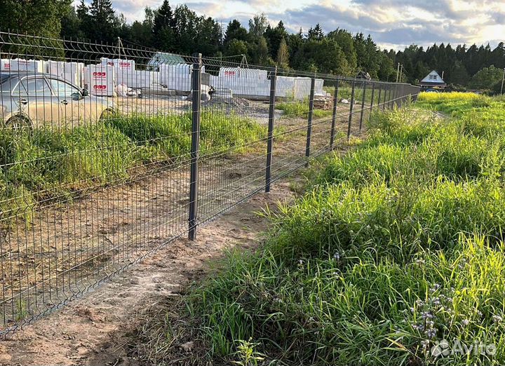 Забор сетка 3D