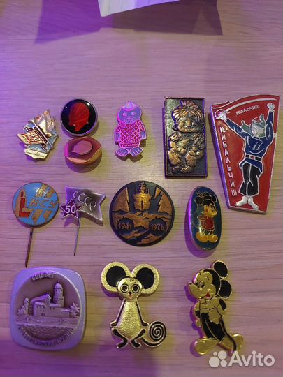 Значки СССР тяжелые