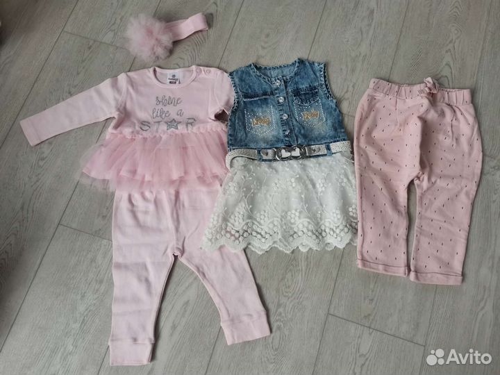 Одежда для девочки 9 месяцев