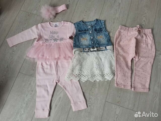 Одежда для девочки 9 месяцев