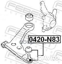 Опора шаровая нижнего рычага перед прав/лев