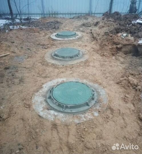 Септики под ключ канализация, траншеи под воду