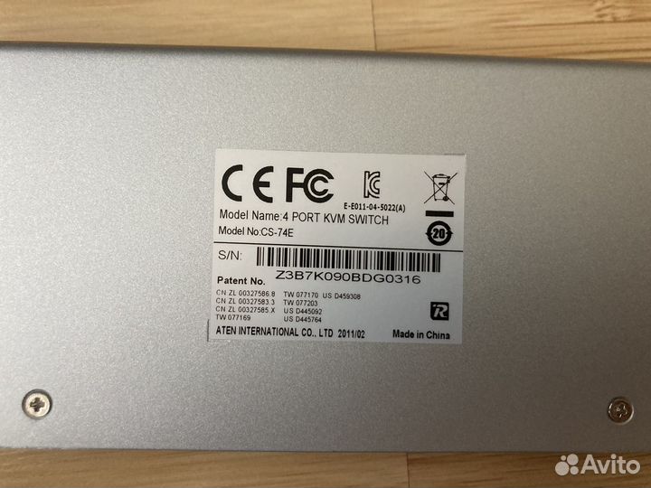 KVM-переключатель aten CS-74E